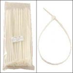 Tie Wrap- Nylon Clear 11 inch Bag of 100