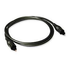 black male to male TOSLINK Digital Optical Audio Cable