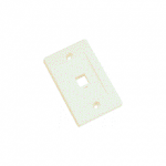 Single OUTLET FLUSH Wall Plate- Ivory