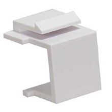 One Outlet Keystone Blank Insert- White