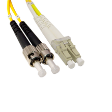 LC-ST Single-Mode Duplex 9/125 Custom Fiber Patch Cable