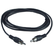 12Ft RCA Composite Video or Digital/SPDIF Audio Coax Cable