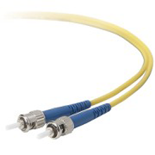 ST-ST Single-Mode Duplex 9/125 Custom Fiber Patch Cable