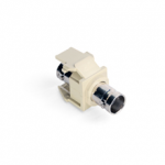 BNC QuickPort Adapter, Nickel-Plated, Color Ivory