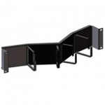 Recessed Angled Horizontal Patch Cord Organizers