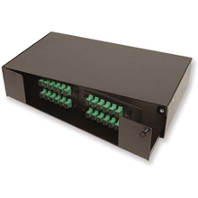 Rack Mount Fiber Box W/Tray - Unloaded