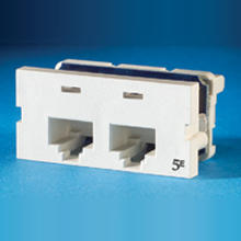 Ortronics Category 5 Connectors Two-Port