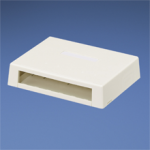 Mini-Com Surface Mount Box (Off White 6 port)