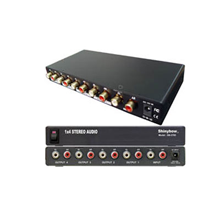 1:4 ShinyBow Stereo Audio Distribution Amplifier Splitter
