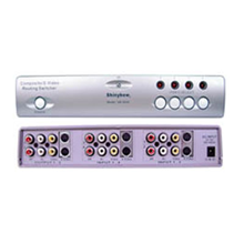 4:2 ShinyBow S-Video + Audio/Video Switcher w/IR Remote