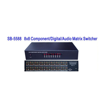 HDTV Component/Digital/Stereo Audio Matrix Routing Switcher