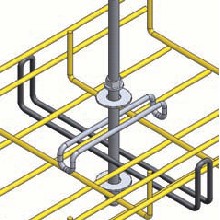 "Center Support Kit 1/4"" rod"