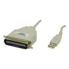 USB to Parallel Printer Adapter Cable IEEE-1284 USB A-Male to Cen36-M