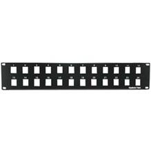 2U 19" 24 port Blank Panel for Keystone Jack