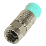 WeatherProof F Male Connector for Quad Shield RG-6