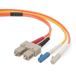 Orange Fiber Optic Mode Conditioning Cable - shop cables.com.