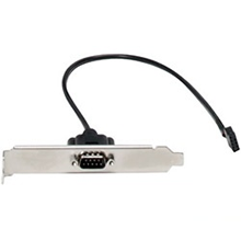 "RS-232 Male Serial / COM Port PC Case Slot Bracket
