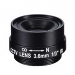 3.6mm 1 Megapixel Fixed Iris F1.8 1/3 CS Mount Lens