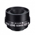8.0mm 1 Megapixel Fixed Iris F1.8 1/3 CS Mount Lens