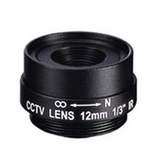 12.0mm 1 Megapixel Fixed Iris F1.8 1/3 CS Mount Lens