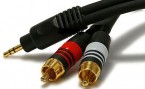 Audio Cables 3.5mm Stereo Plug to RCA Plug Splitter 15'