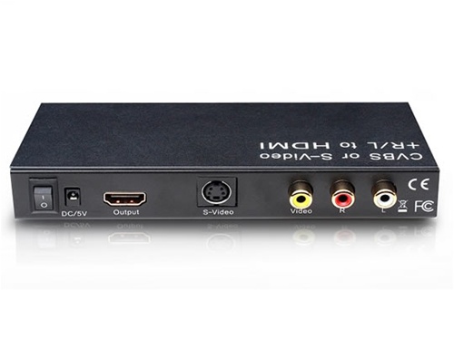 squat Hørehæmmet stribe S-Video to HDMI Signal Converter - SVideo and R/L to HDMI Converter