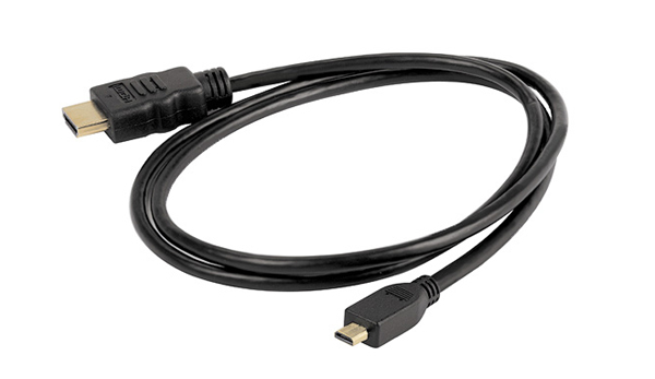 Micro HDMI Type D to Full Size HDMI 1.4 Cable - 25FT