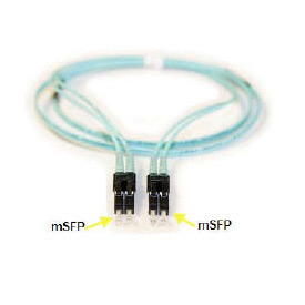mSFP Duplex 10Gb MultiMode OM3 Fiber Optic Patch Cable (Brocade)