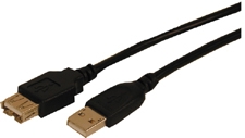 25FT USB 2.0 Extension A-Male to A-Female Cable