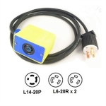 NEMA L14-20P to 2 x L6-20R Pendant Drop Power Cord