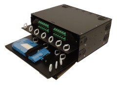 FRM-4RU-4X-PS Dual Slide Out Trays Patch/Splice