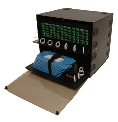 FRM-8RU-12X-PS Dual Slide Out Trays Patch/Splice