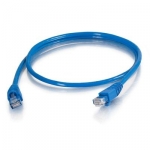3ft TAA Compliant Cat5E 125 MHz Stranded Snagless Patch Cable - Blue