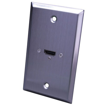 Stainless Steel HDMI Wall Plate