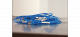 "IND Heat-Shrink Tube 3/4"" Black on White"