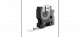 "IND Heat-Shrink Tube 3/4"" Black on White"