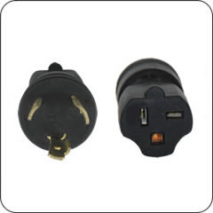 Plug Adapter NEMA L6-20 Plug to 6-20 Connector Block Adapter