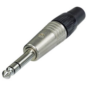 "Neutrik 1/4"" Professional Stereo Plug NP3C"