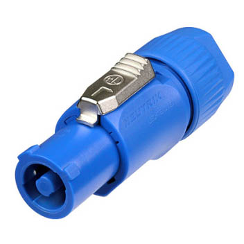 "Neutrik Professional PowerCON ""IN"" Connector Blue NAC3FCA"