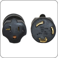 Plug Adapter NEMA L5-30 Plug to 5-15/20 Connector Block Adapter