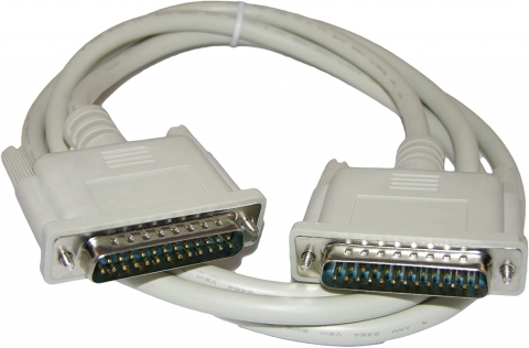 25FT DB25 Male to Male IEEE-1284 Straight-Thru Cable
