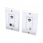 HDMI Wall Plate Extender Over 2 UTP with IR Control (164 ft/50m)