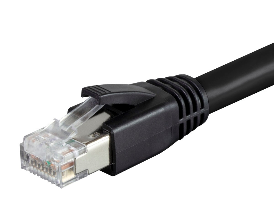 Category 8 Shielded 40GB Rated Network Patch Cable- Choose Length and Color