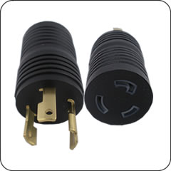 Plug Adapter NEMA L5-30 Plug to L5-20 Connector Block Adapter