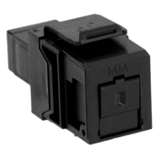 QuickPort MultiMode Simplex SC Fiber Optic Adapter Module, Phos Bronze