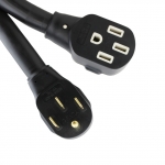 NEMA 14-50 Extension Cord 10 Feet for Level 2 EV Charging (50A