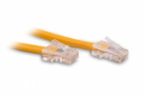 50 Feet Category 5e Yellow Network Patch Cable- Plenum Rated for in-ceiling installations!