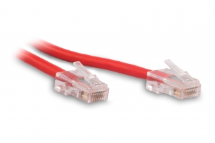 5Ft Cat6 Red Shielded 550Mhz Plenum Rated Network Patch Cable