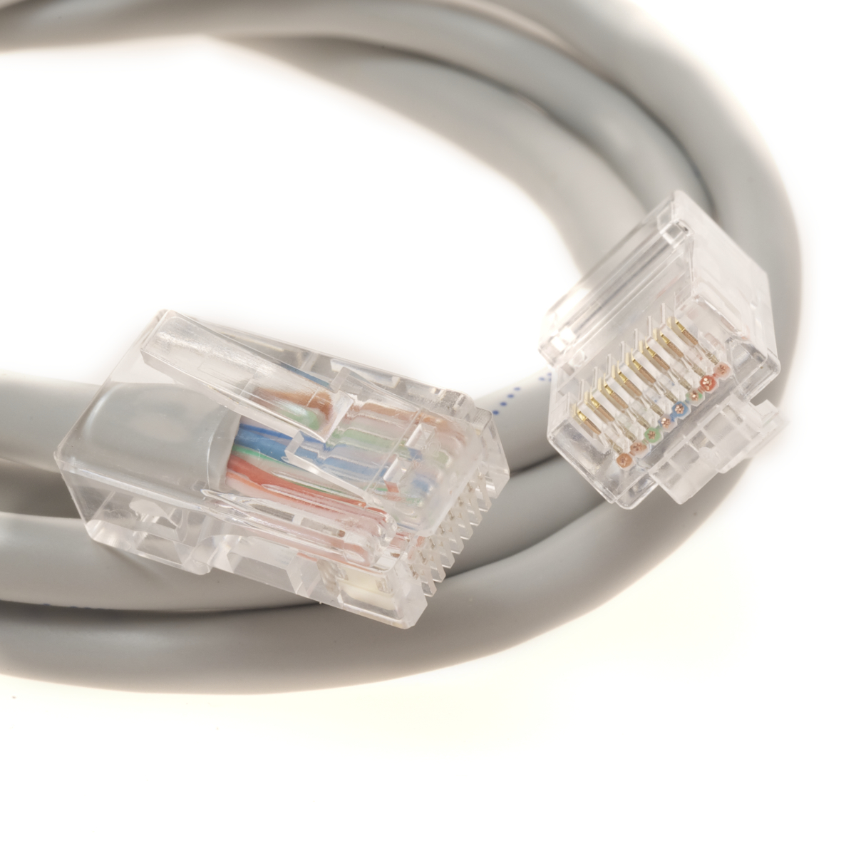 10Ft Cat6 Gray 550Mhz Plenum Rated Network Patch Cable