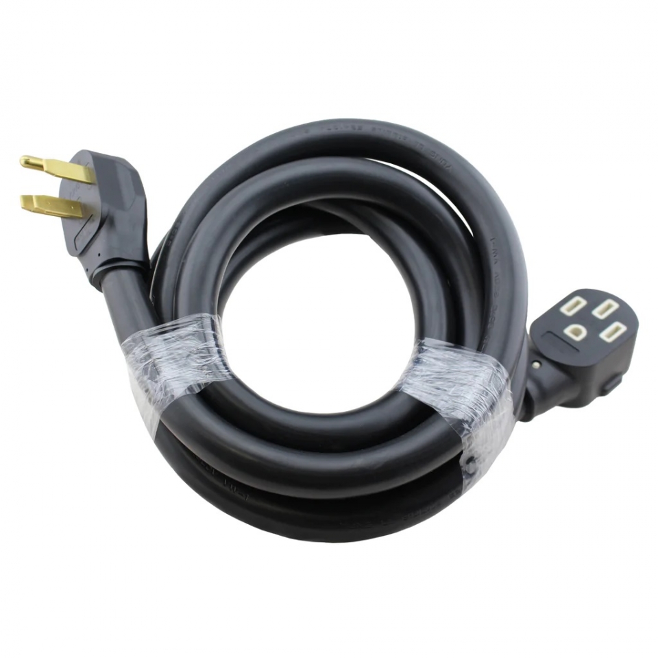 EV Cable - NEMA 14-50 Extension Cord 10 Feet for Level 2 EV Charging 50 Amp